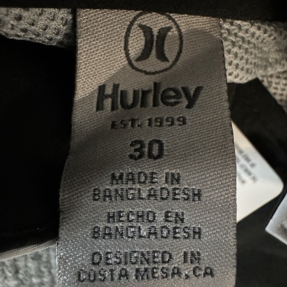Hurley Shorts Mens 30 Beige All Day Hybrid Shorts Stretch 4-Way - Picture 9 of 10